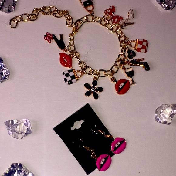 Kwaine Fashion Studi Other - Custom kids Charm bracelet and earrings